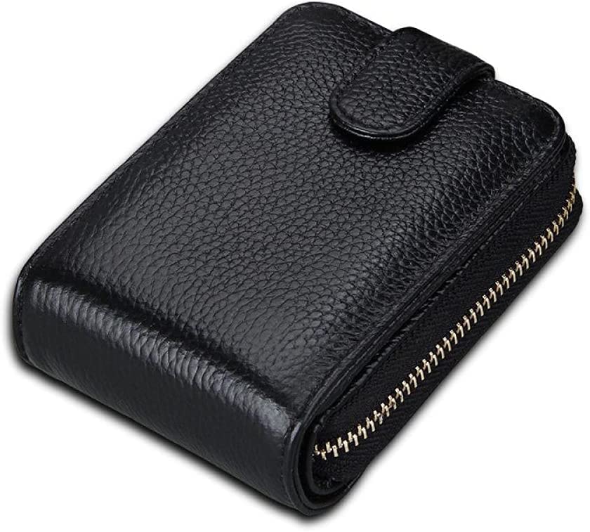 Men Credit Card Holder Purse Unisex Business Wallet Card Bag Organizer Women Money Bag Coin Bag (Brown)2