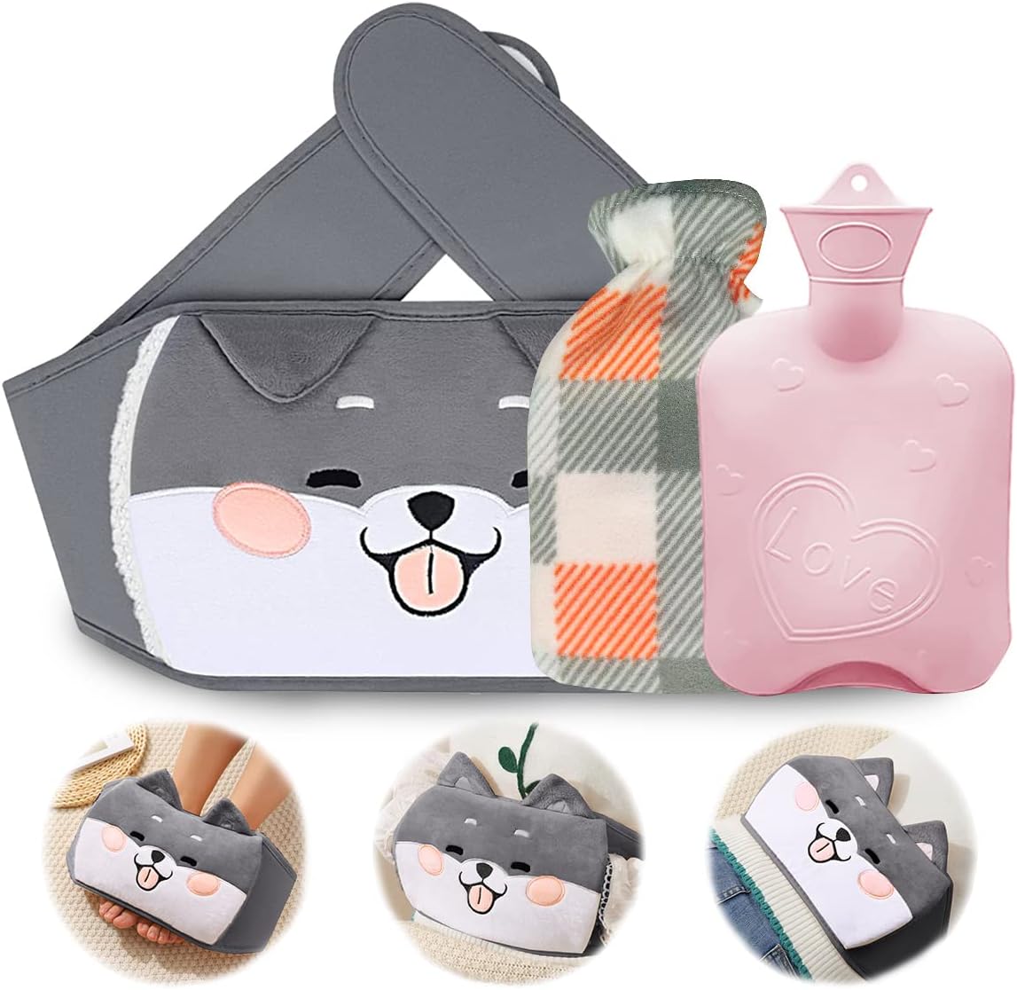 Hot Water Bottle, Taozoey Rubber Hot Bag, Portable Hot Water Bottle
