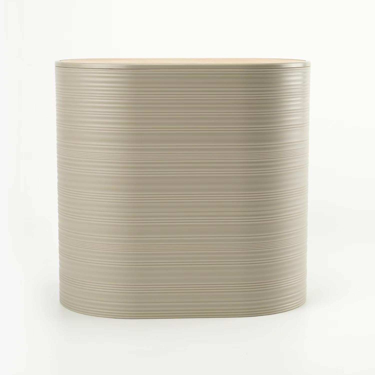 Juego de Accesorios de Baño 6 Piezas Plástico y Bambú Moderno de Artículos Esenciales para el Baño, Incluye Soporte para Cepillo de Dientes, Cubo de Basura, Escobilla y Dispensador de Jabón (Beige)