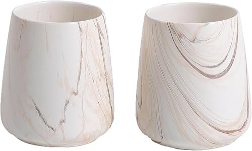 Vista 29 de Soporte para cepillos de dientes blanco para baño, juego de 2 soportes de cerámica para cepillos de dientes, taza de cepillo de dientes