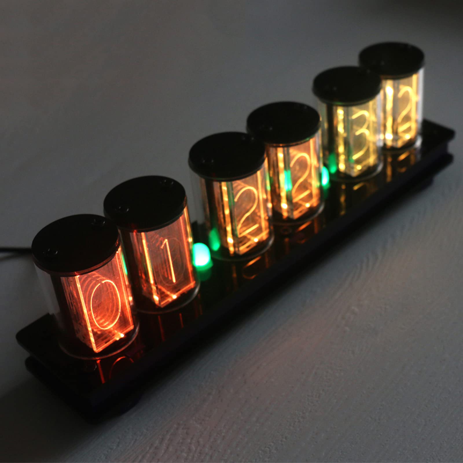 Amazon.co.jp: ニキシー管時計、RGBフルカラーLED発光管デジタル時計
