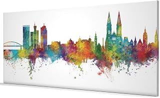 Zagreb Croatia Skyline Box Canvas Print -15449