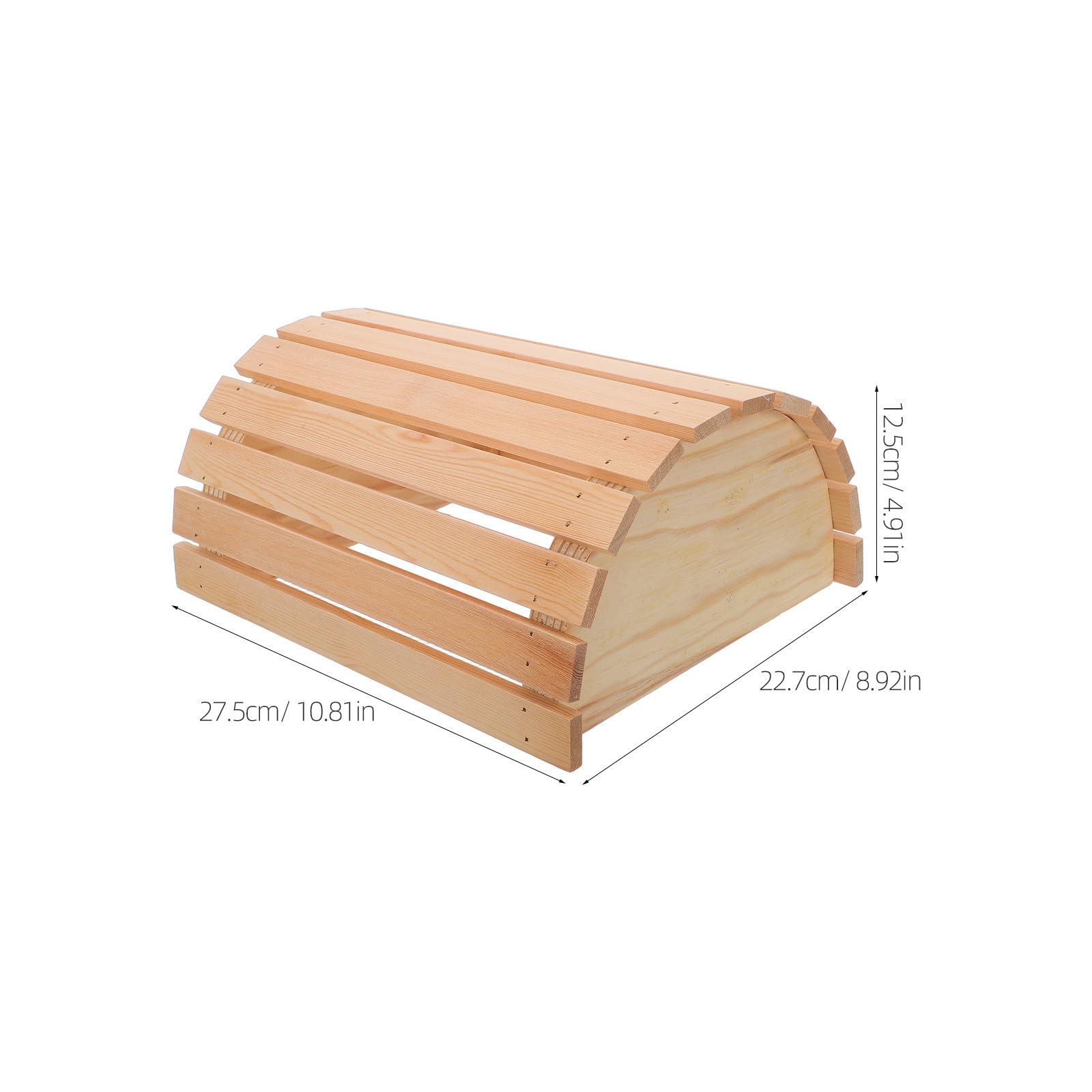 SHERCHPRY Cubierta de Lámpara de Madera para Sauna, Semicírculo Decorativo