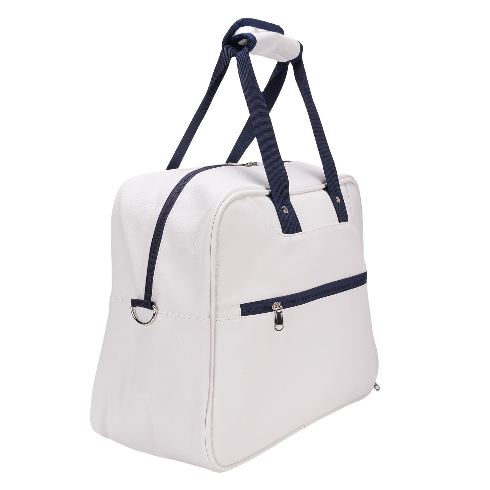 POENVFPO Borsa da Badminton, Borsa a Tracolla in PU Resistente di Grande Capacità con Tracolla Rimovibile, Vassoio per Scarpe Indipendente per Sport All'aperto