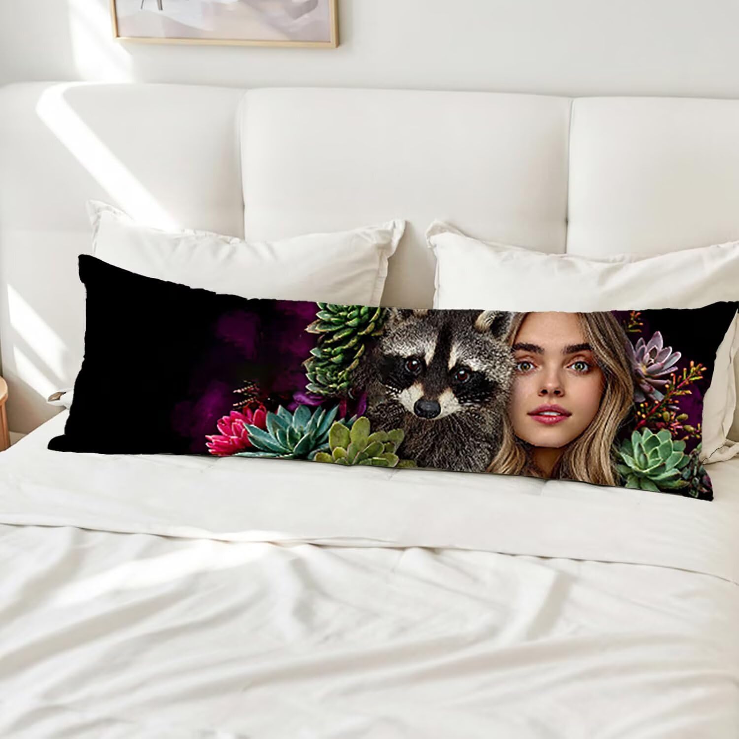 Poszewki na poduszki, bardzo długa poduszka do ciała 60 x 180 cm, szop boczna poduszka do spania dla dorosłych, podparcie pleców i nóg, aksamitna poszewka na poduszkę, poduszka do ciała dla kobiet