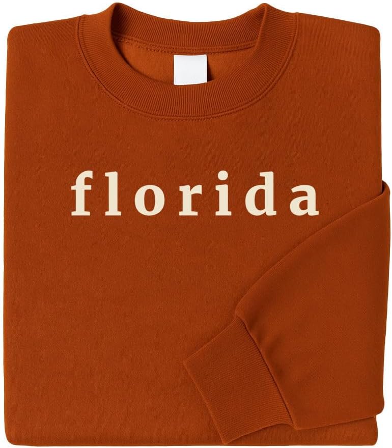 Florida Sweatshirt | Florida Crewneck Pullover | Unisex State Shirt | Retro Fleece Gift