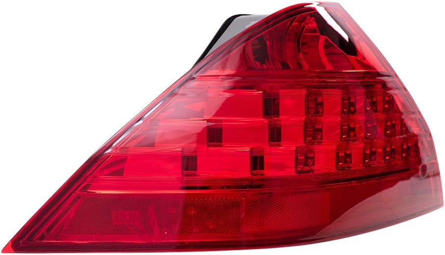 Brock Tail Light for 2006-2007 Accord Sedan Red Lens Quarter Mounted 33551SDAA32 Left HO2818130