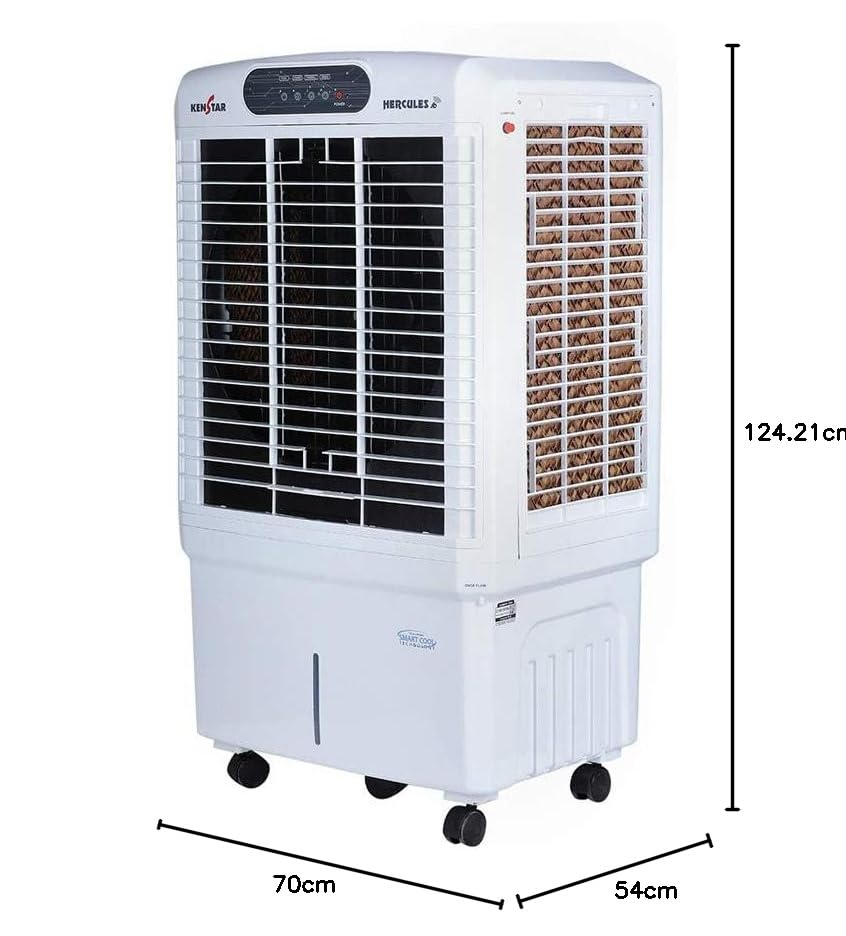 Image of Kenstar HERCULES 100Litre Air Cooler (White) - REMOTE