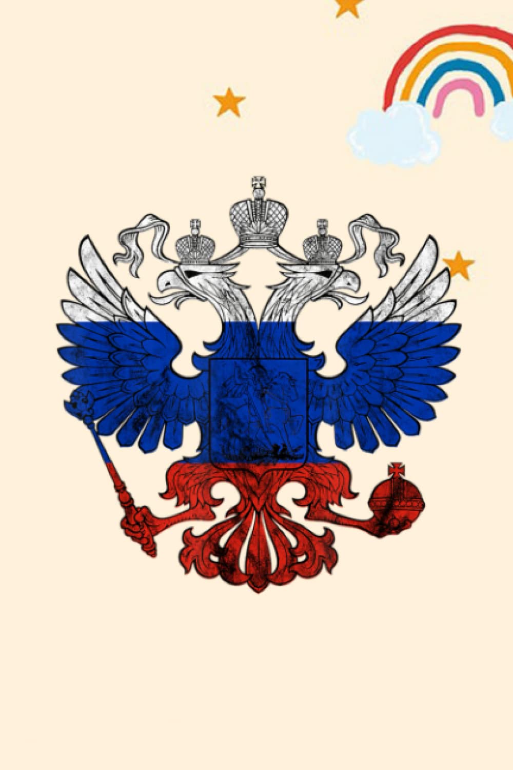 Half Graph 5 Half College | Russia Double Headed Eagle Russian Eagle Russian Roots Pride