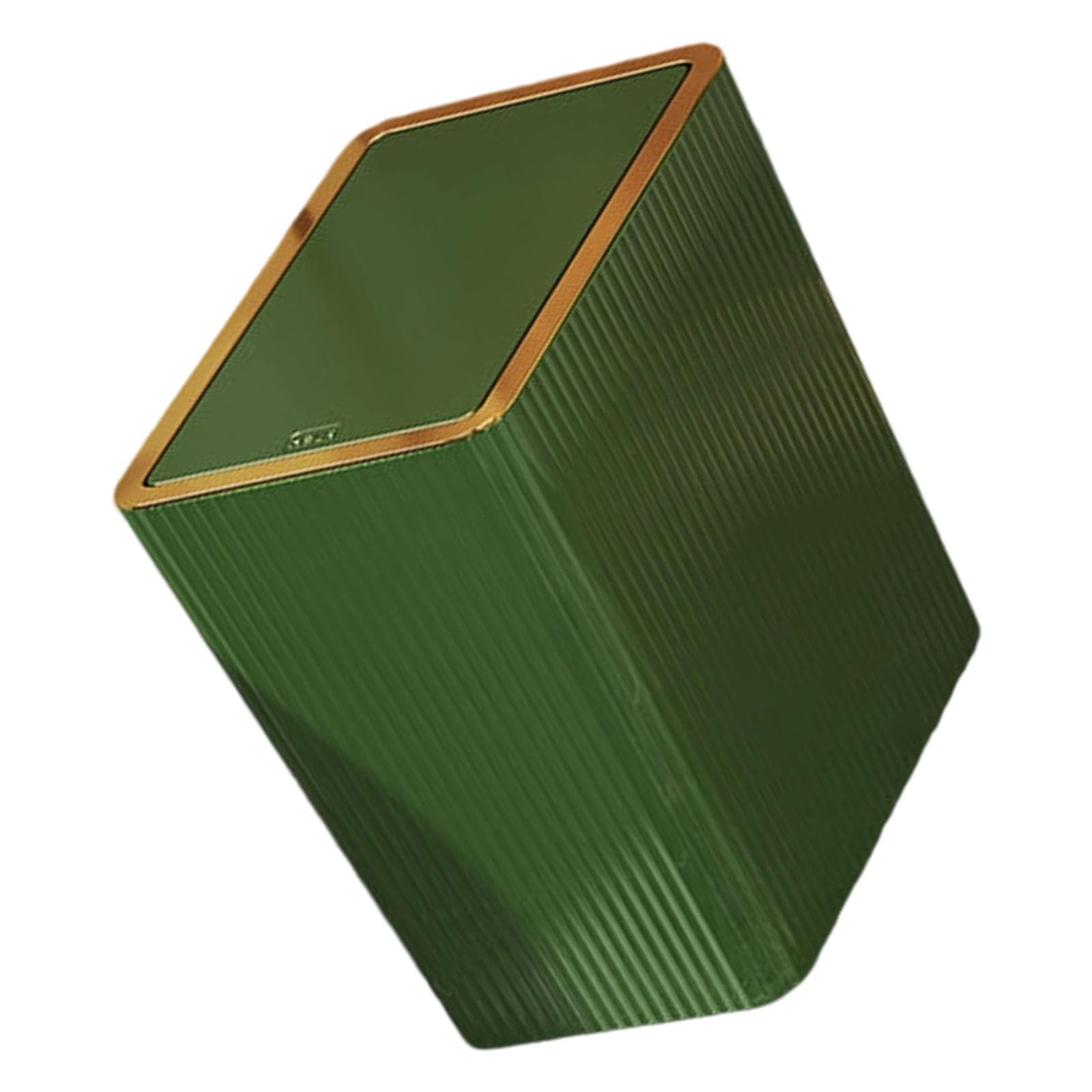 Xjdzineq Sealed Lid Waste Container Press Lid Trash Bin Can for Small Space Bedroom Kitchen Accessories Bin with Cover