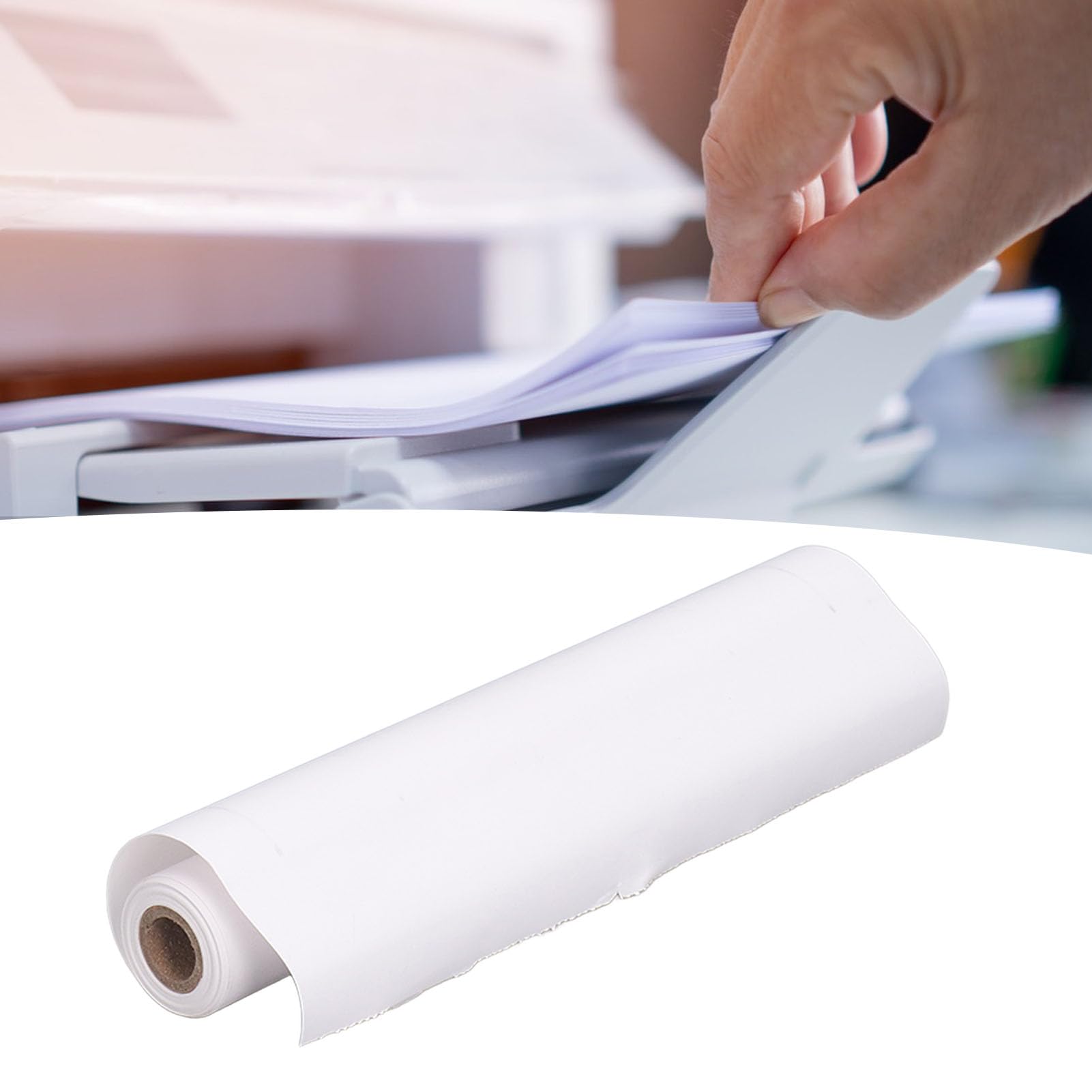 Natudeco Thermal Printer Paper A4 Thermal Paper Roll Thermal Receipt Paper for Office School Home Use Portable Versatile Printing Solution