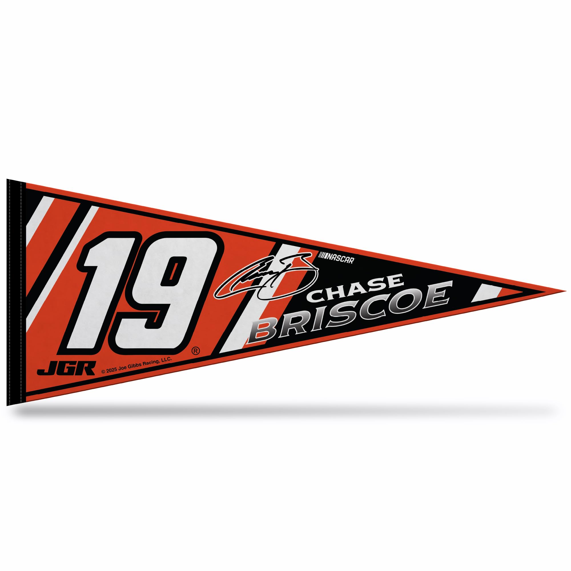 Banderín Chase Briscoe de NASCAR para decorar tu cueva de hombre, habitación o zona de juegos