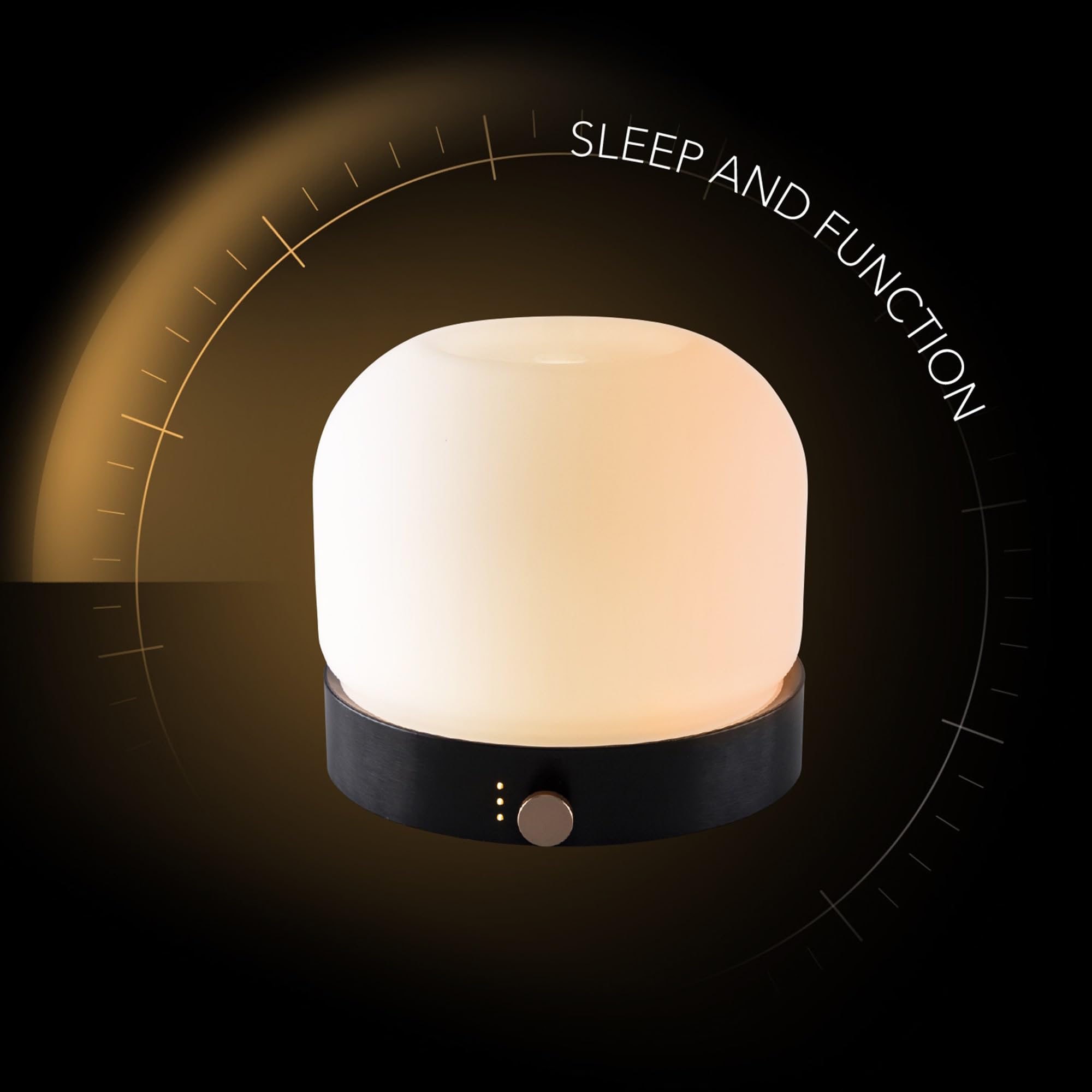 Eclipse - Diffusore OLI Essenziali Ultrasuoni - Aromaterapia Silenziosa - Humidificador Niebla Fría - Luz Nocturna LED Regulable - Ayuda Dormir Sueño – Dormitorio Relajación