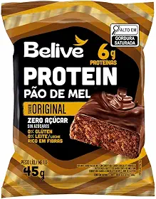 Pão de Mel Proteico Sem Glúten Sem Açúcar Sem Leite Belive