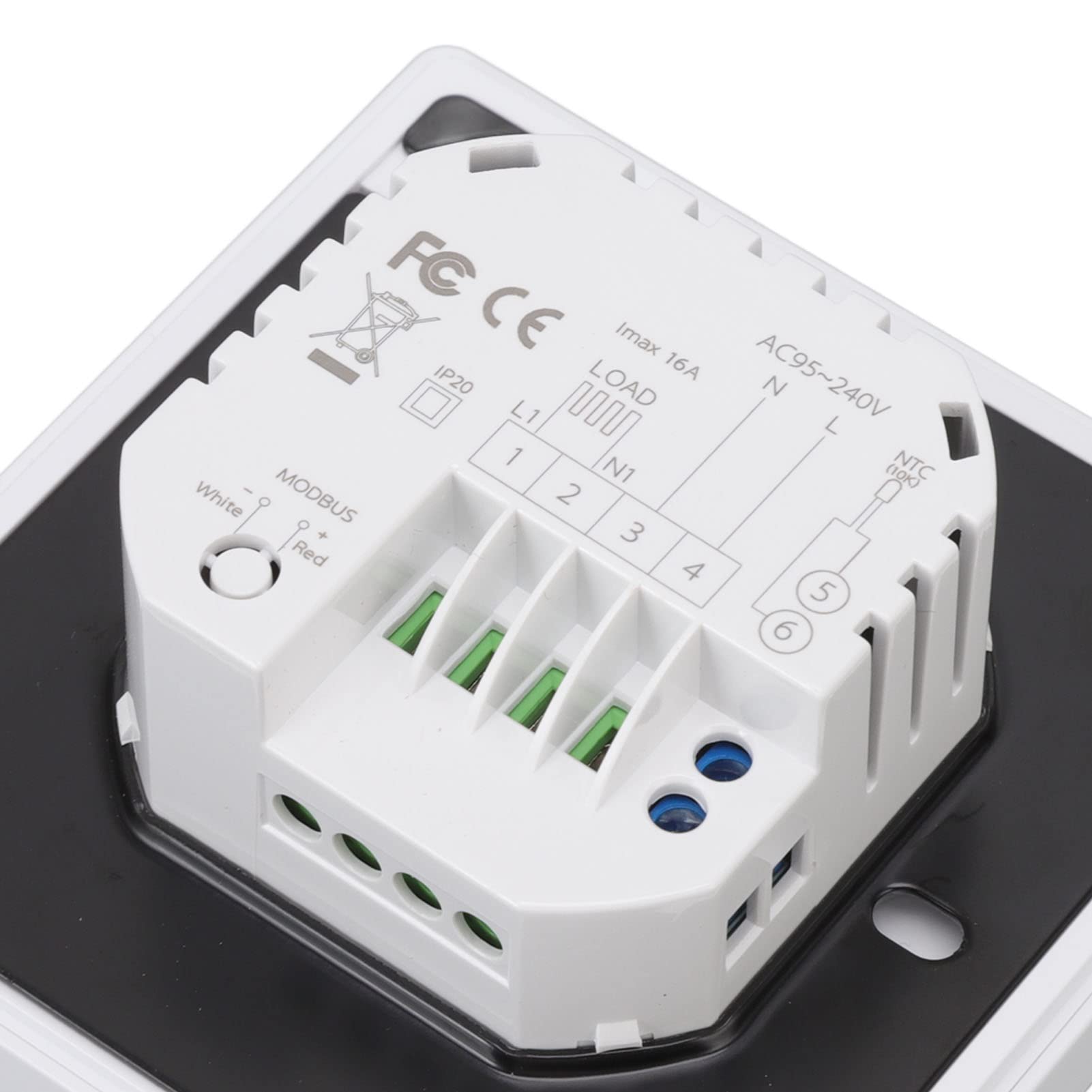 Fafeicy Termostato da Pavimento per Uso Domestico Regolatore di Temperatura Ambiente Programmabile WiFi Display LCD Touch Screen Digitale Impostazione da 41 a 95F per Soggiorno Camera da Letto di Casa