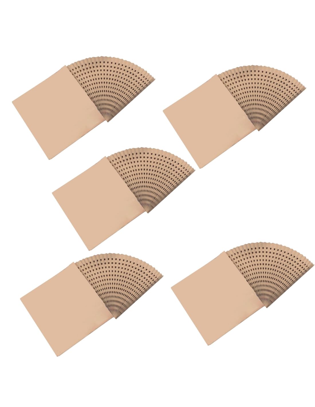 5 X Filtro De Cartón Plegado Estándar 1X10 Mts