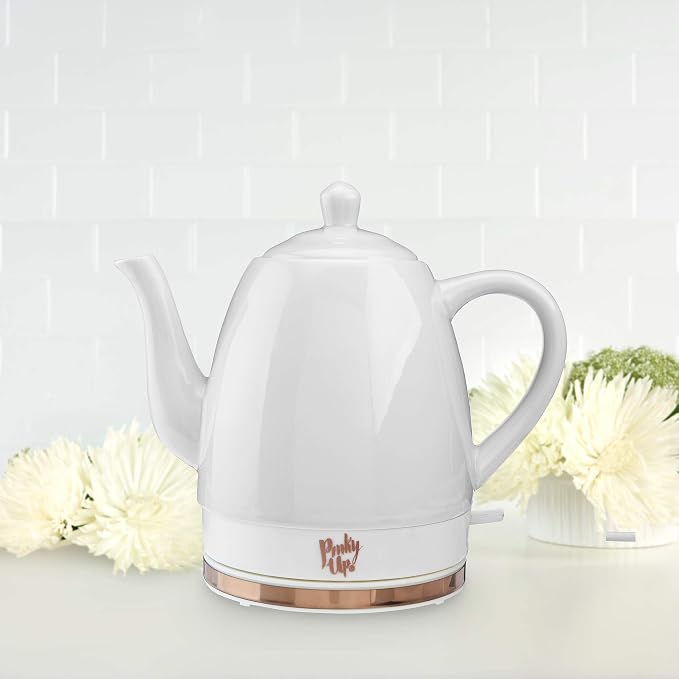 Pava eléctrica cerámica Pinky Up Noelle 1.5L gris miniatura 2