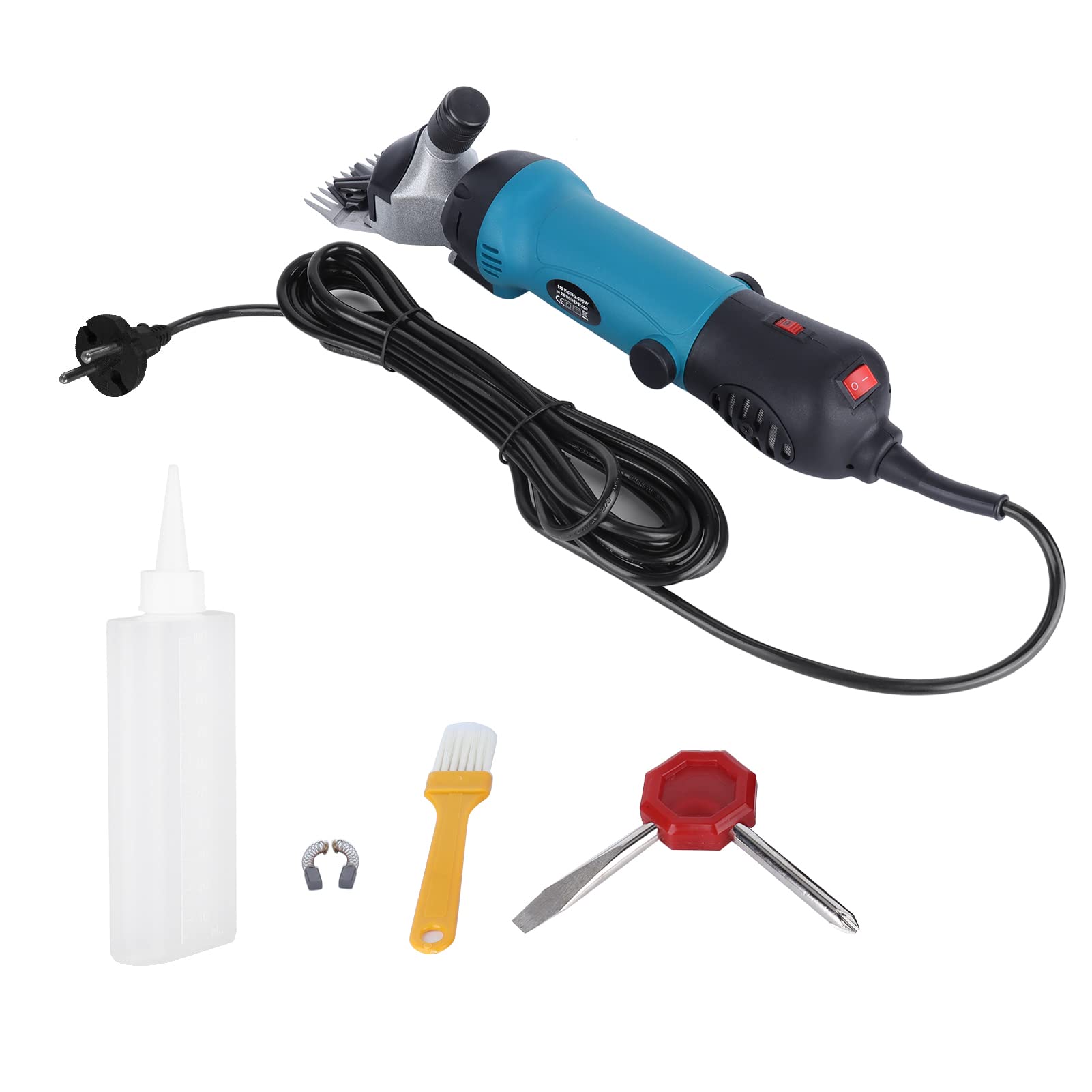 Cesoie per tosatura della lana elettriche portatili per tosatrice per pecore con regolazione della velocità, leggere e compatte per la tosatura delle pecore