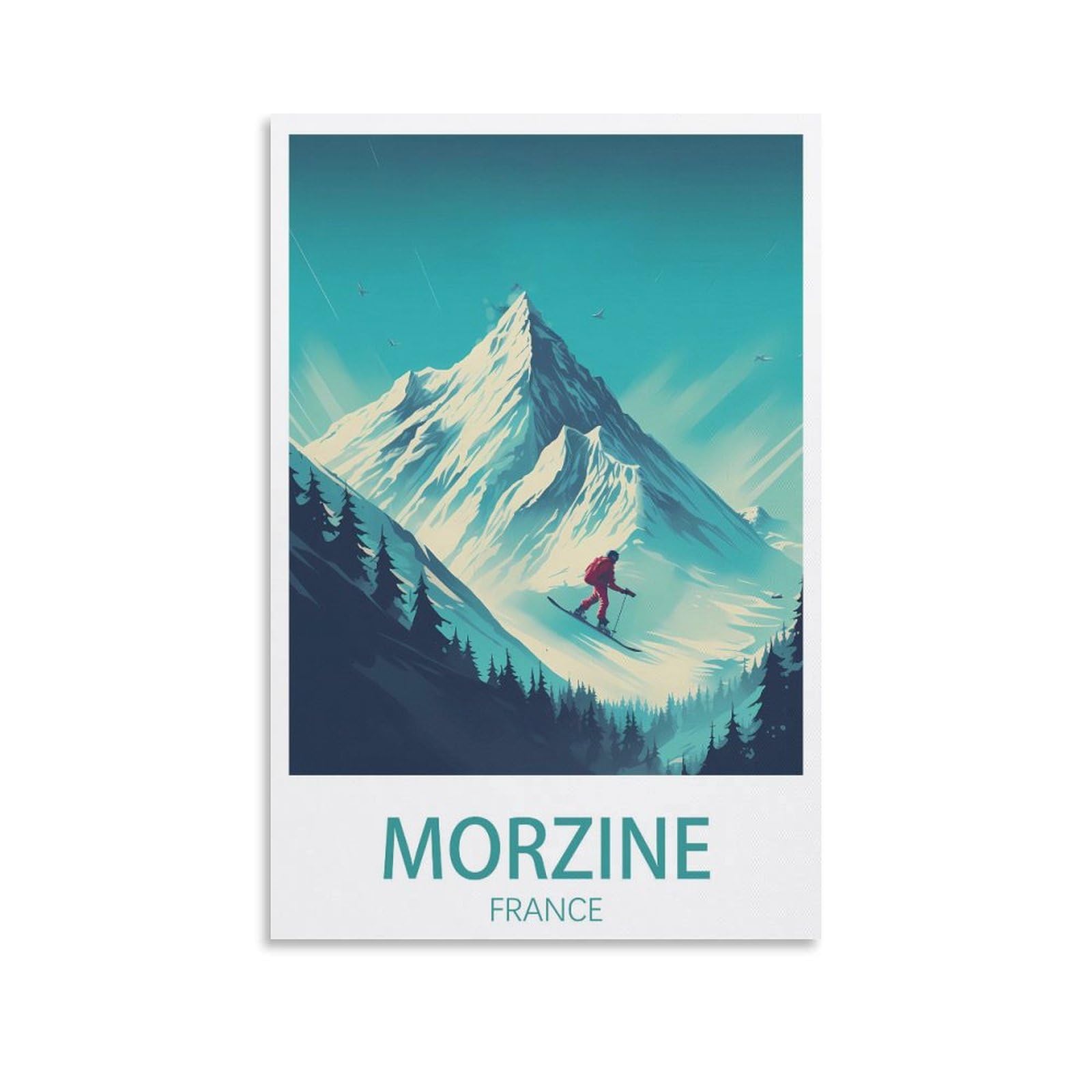 Epxznm D026 Metal Tin Sign Morzine France Metal Wall Art Bar Sign For Kitchen Pubs Coffee Metal Wall Decoration 15X30cm