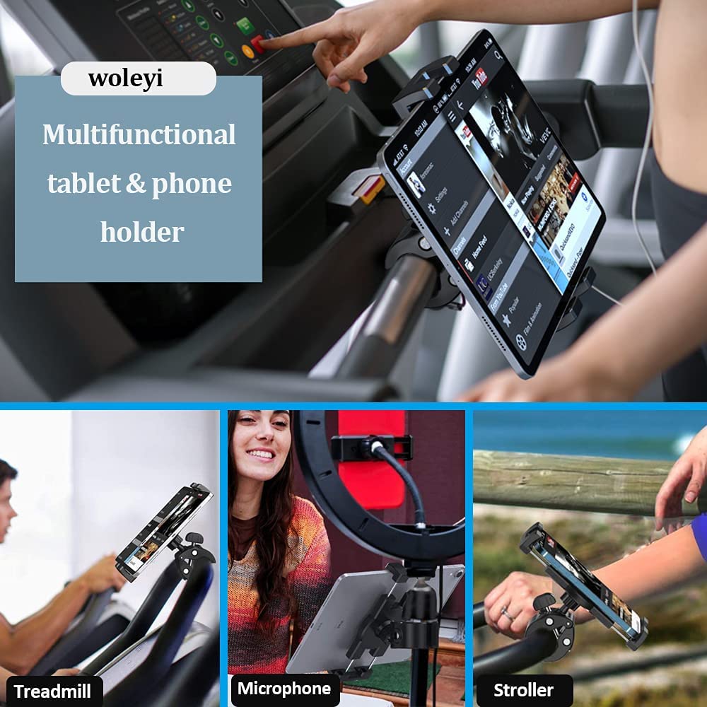 Supporto Tablet per Spin Bike, Supporto Per Telefono, Ipad, Supporto