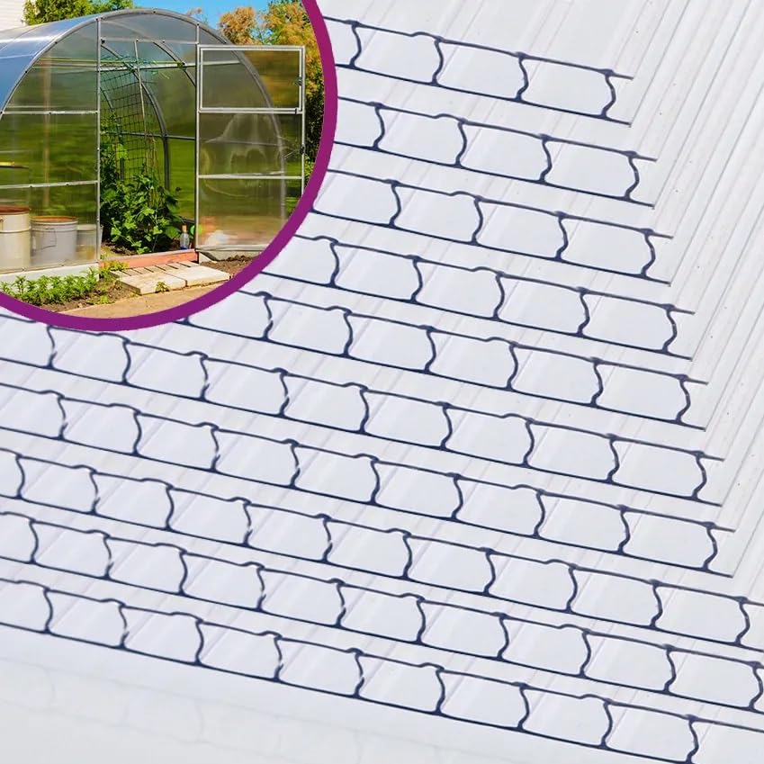 4 mm - 6mm - 8 mm - 10 mm Gewächshausplatten | 10er & 5er Sets | 1500 x...