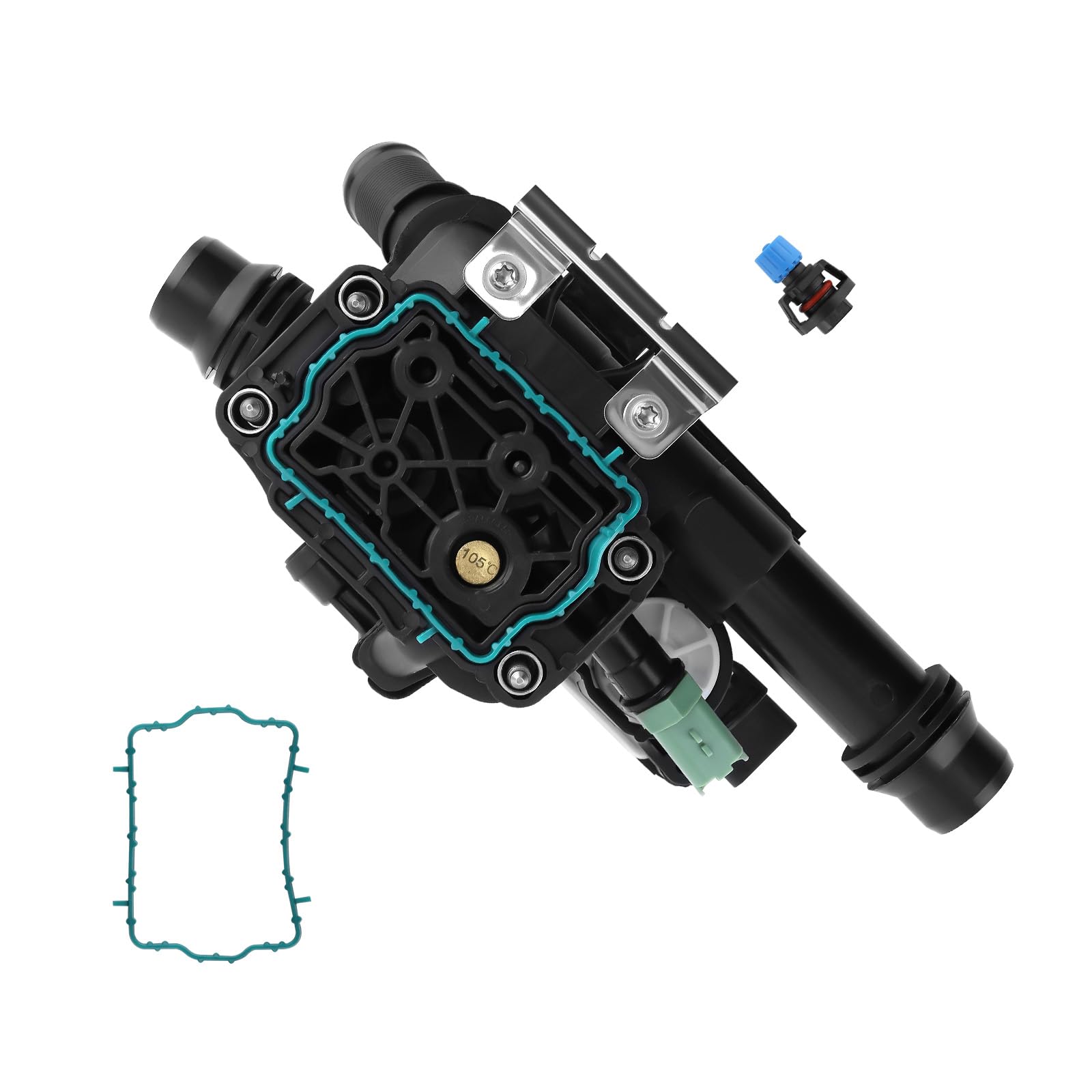 maXpeedingrods 9803549480, 9850364680 Boîtier de thermostat pour Citroën C3 C4 1.6 BlueHDi Peugeot 508 5008 2008 3008 1.6 BlueHDi 3642484, 896120