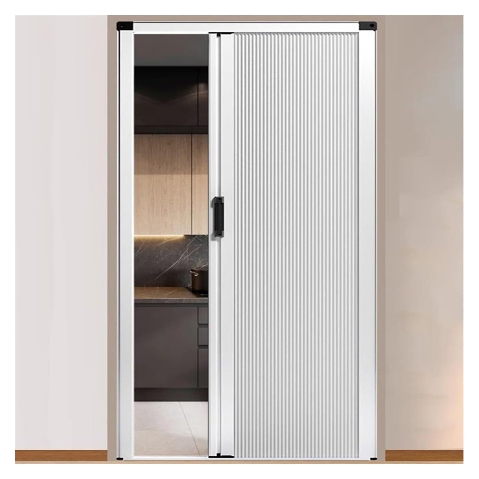 Porte accordéon modulable et isolante : séparation élégante pour préserver votre intimité