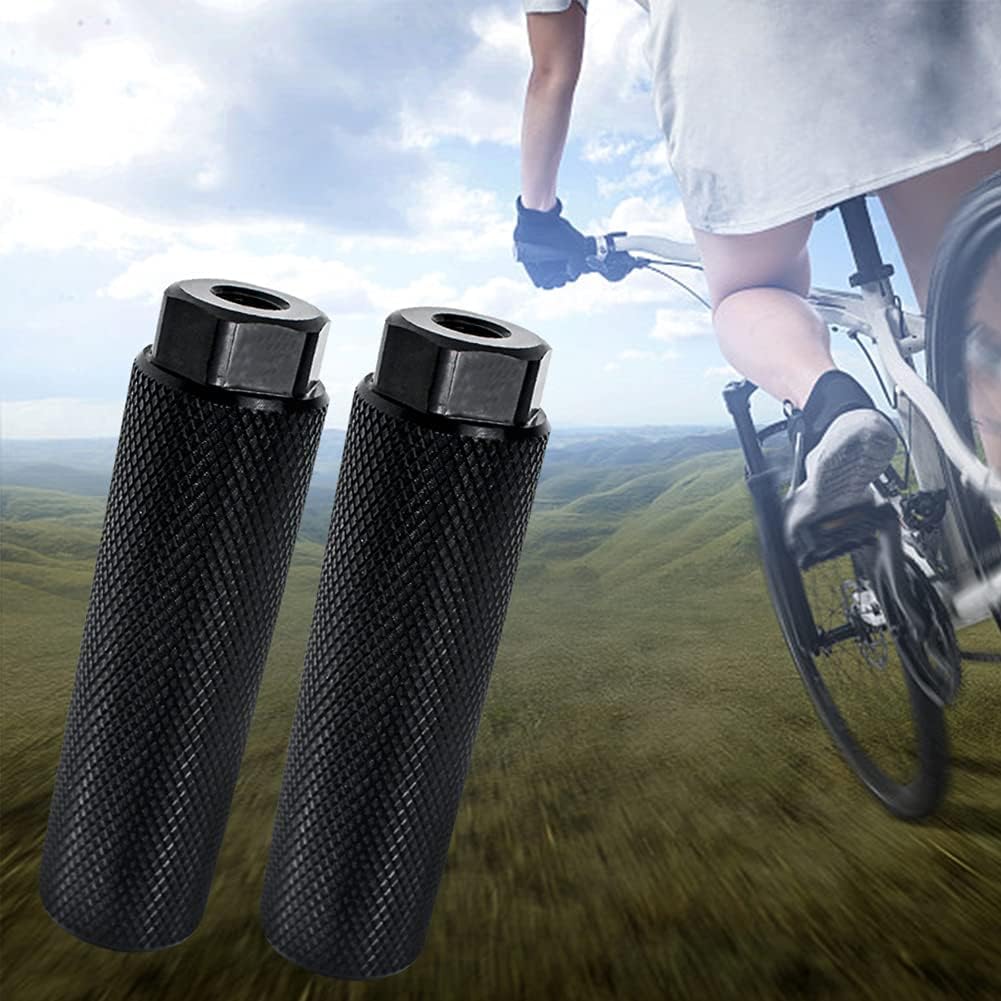 Paire De Pegs BMX QIQN – Alliage Alu, Antidérapants, 100x28mm, Pour Vélo Et Cascades