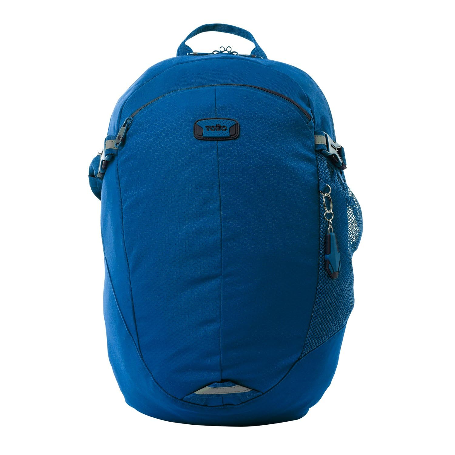 TOTTO - Mochila para Ordenador Portátil 14 Pulgadas, Modelo Deportto, 2 Compartimentos, Bolsillo para Botella, Espaldar Ergonómico con Flujo de Aire, Cómodas Correas en S, Color Snorkel Blue