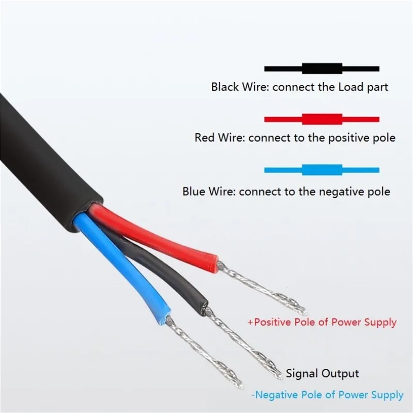 Interruptor de Sensor de Metal inductivo de larga distancia de detección de 2mm y 4mm LLJ8A3 2 cables 3 cables NPN PNP NO NC M8 interruptor de proximidad inductivo(Flat DC PNP NC)