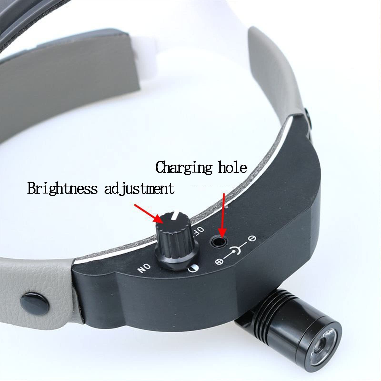 Lámparas quirúrgicas LED, Linterna Frontal específica montada en la Cabeza Recargable, lámparas quirúrgicas con una Buena Banda de luz para cirugía plástica en odontología