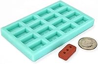 Vista 3 de Acacia Grove Molde de ladrillo miniatura (escala 112), goma de silicona