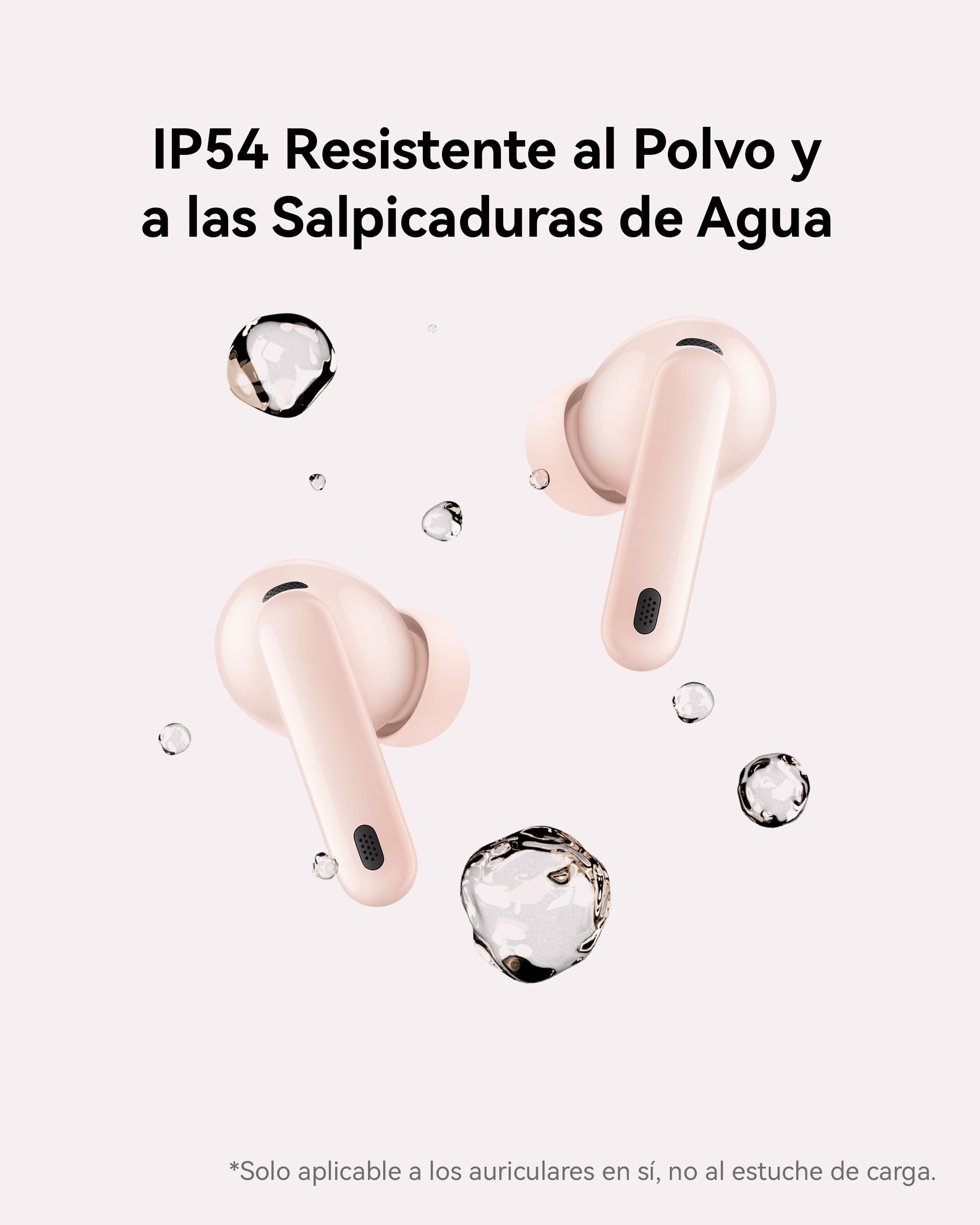 HUAWEI Freebuds 7i, Auriculares Inalámbricos Bluetooth, Cancelación de Ruido Activo Inteligente 4.0, Audio Espacial sin Límites, Llamada Estable y Clara, iOS y Android, IP54, Garantía 42 Meses, Blanco