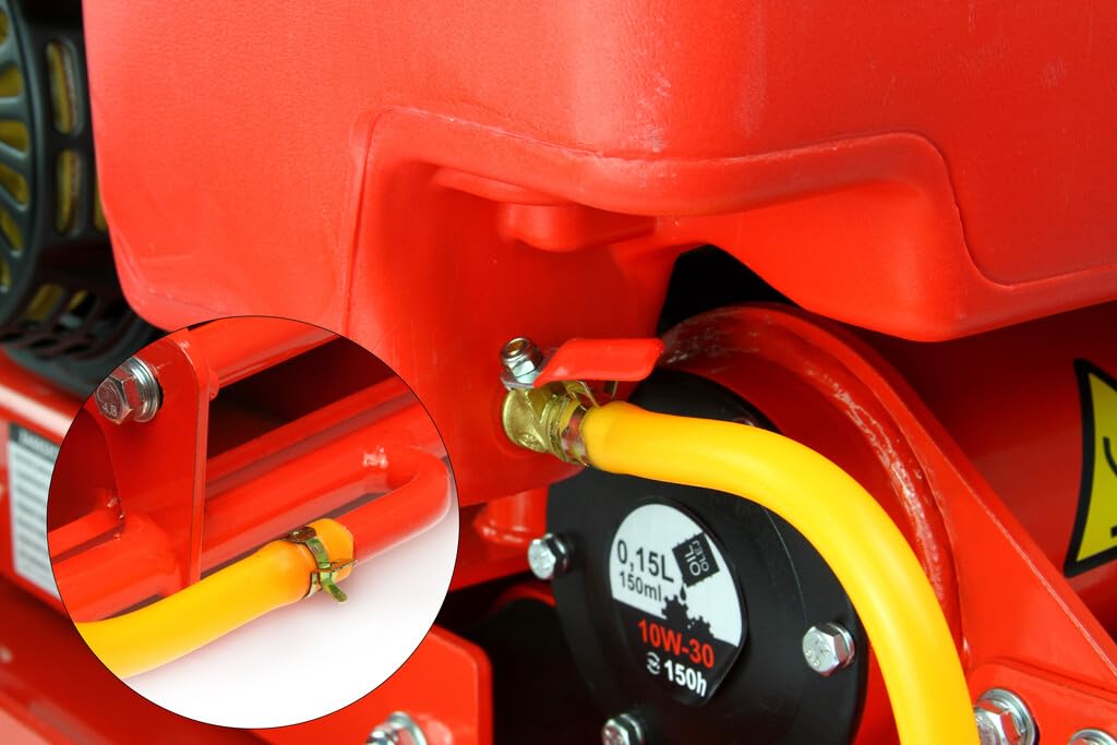IMJ-Global Compattatore Compattatrice a Scoppio | 82 kg | 5,8 CV | Forza Centrifuga 13 KN | Piastra 540x420 mm Spessore 12 mm | profondità di Compattazione 30 cm | Frequenza di Vibrazioni 5500 VPM