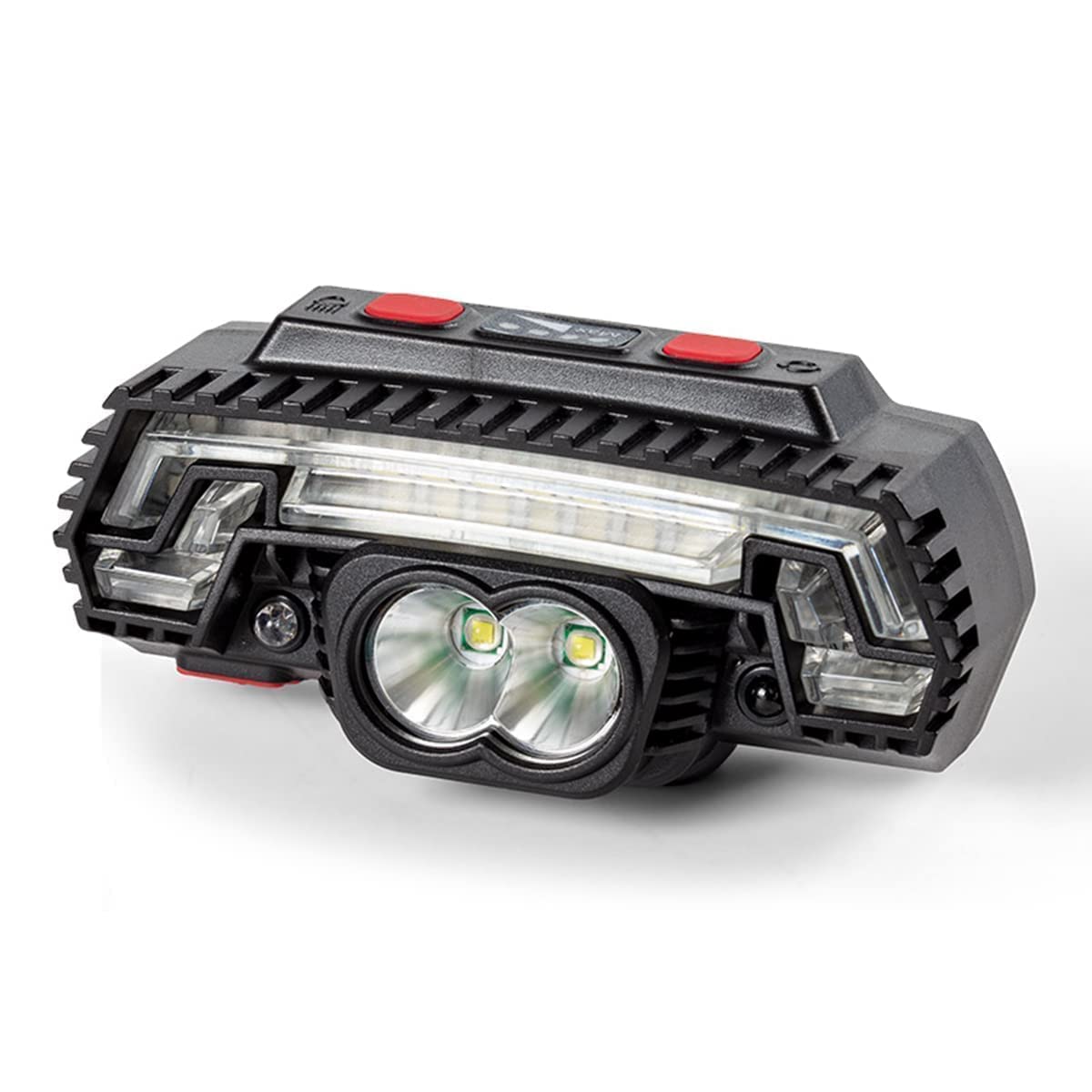 Midurablefun Night Riding 2LED Bike Lights, USB Rechargeable Multi-Purpose Light, Headlamp, Tool Lights, Mountain Bike Light, Easy to Install, for Bicycle Head Light Rear Light Hard Hat Light