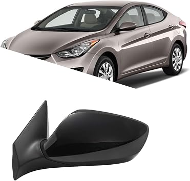 Driver Side Mirror Fit for 2011 2012 2013 Hyundai Elantra Side Mirror Assembly for Hyundai Elantra Accessories Side Mirror Replacement Rear View Mirror Side View Mirror Lens Adjustment