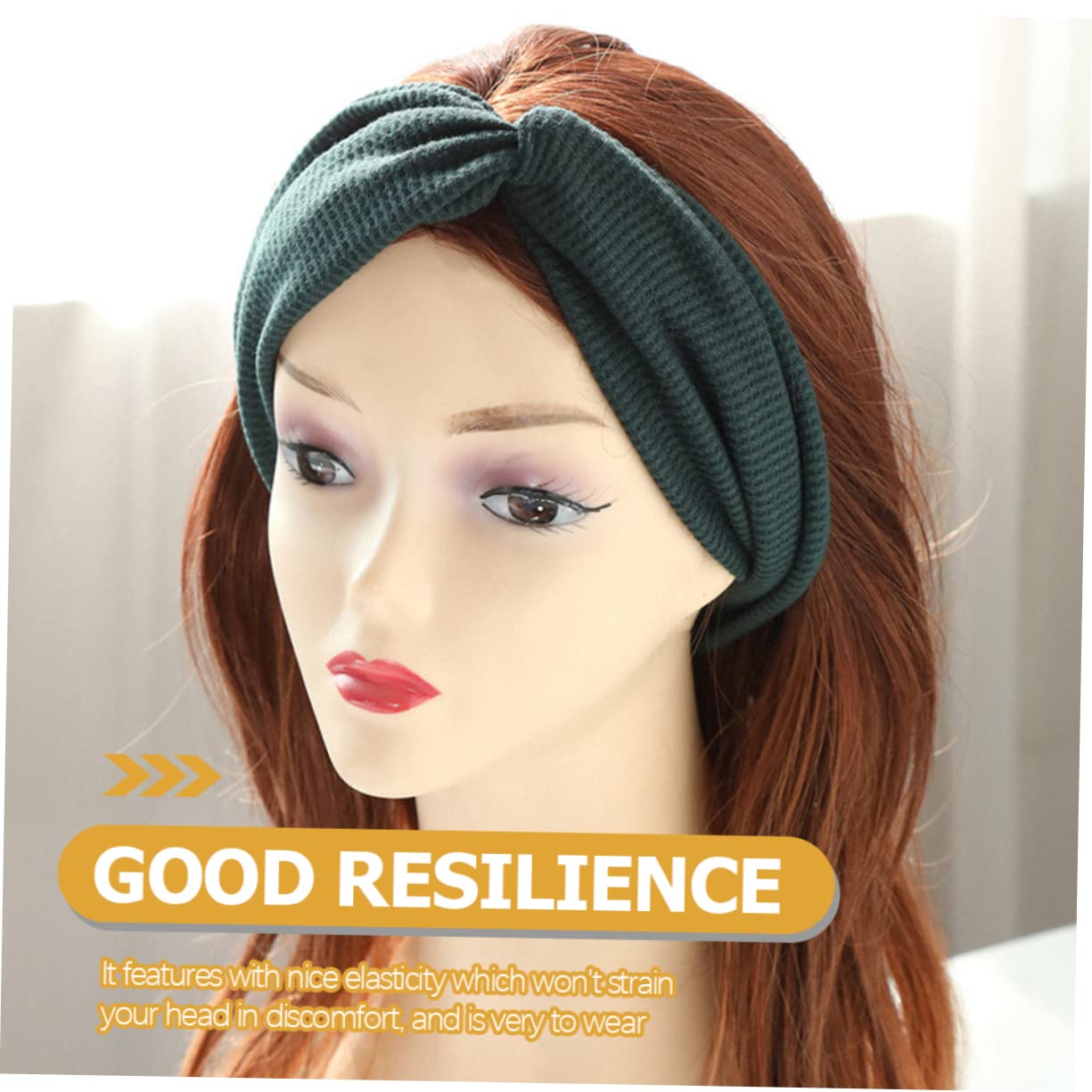 8 Fasce Elastiche per Chioma in Cotone e Gomma, Comode e Resistenti, Perfette per Yoga e Attività Ricreative, Set di 8 Pezzi per Uso Quotidiano