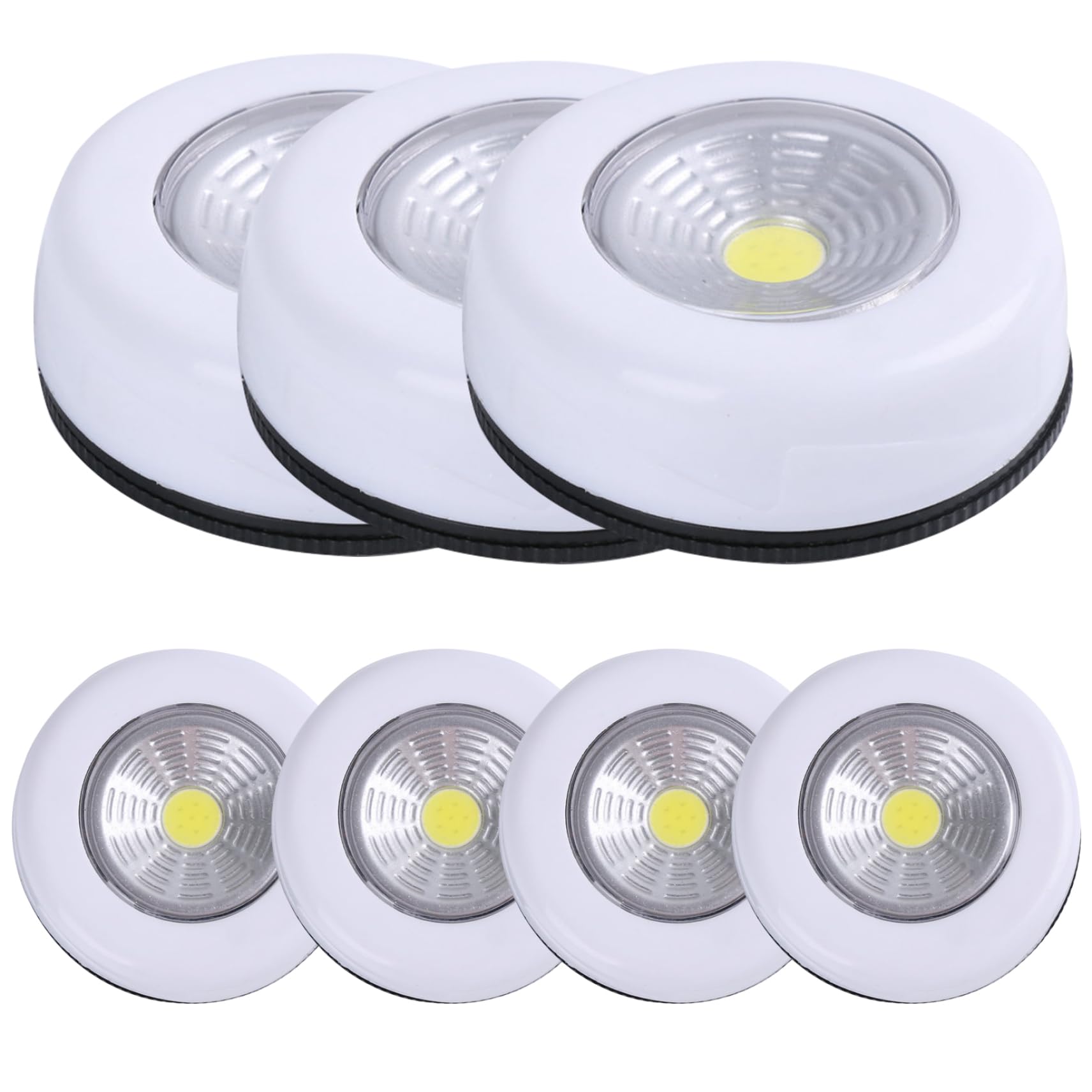 Luces de disco led a batería autoadhesivas para pasillos, armarios y cocinas modernas
