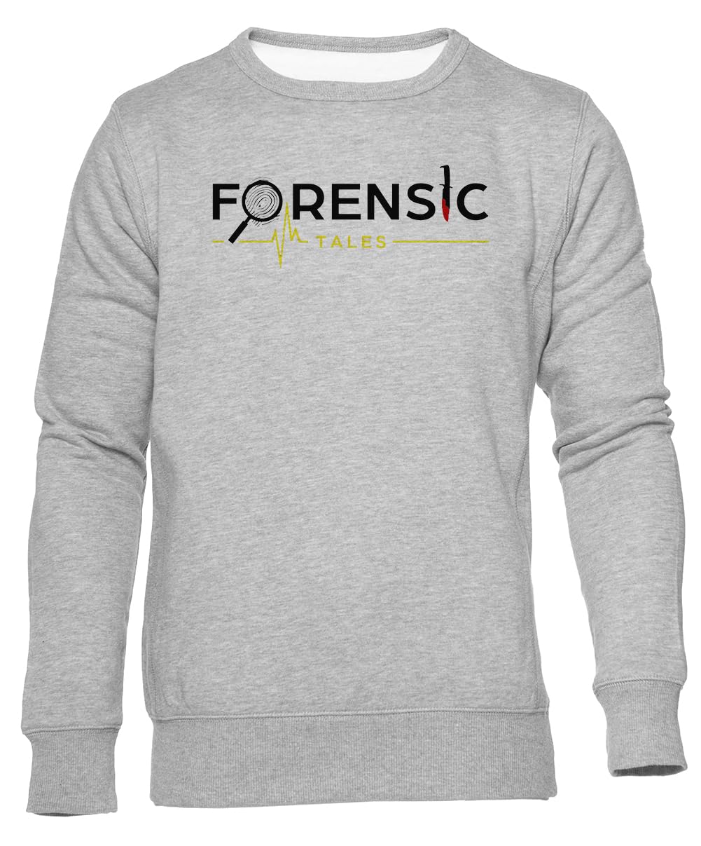 Opowieści Kryminalistyczne Unisex Szara Crewneck Unisex Grey Sweatshirt Crewneck