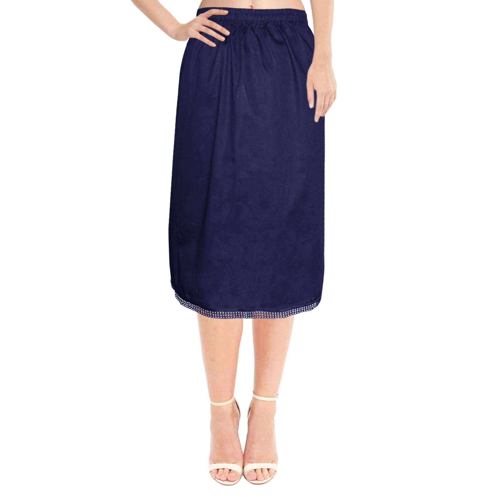 StylobCotton Half Slip Skirt Crochet Lace Slip For Women Underskirt Skirt Slip Lingerie Half Petticoat Slip for Dresses