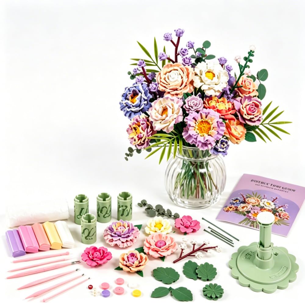 Garden Flower Bouquet Making Kit DIY Floral Crafts for Adults