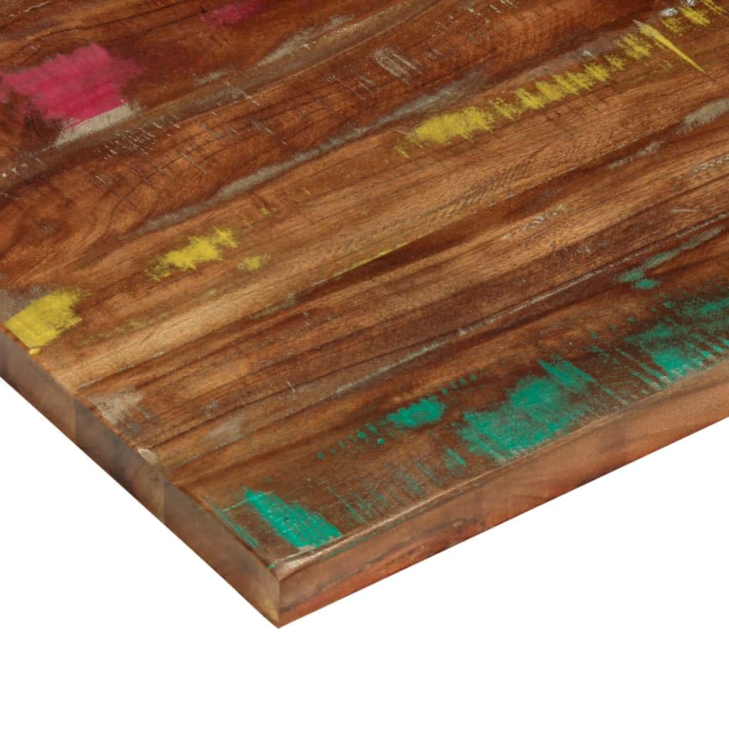 vidaXL Piano Tavolo 140x60x3,8 cm Rettangolare in Massello di Recupero, Piano per Tavolo Rettangolare, Piano Tavolo in Legno, Piano per Tavolo da Pranzo