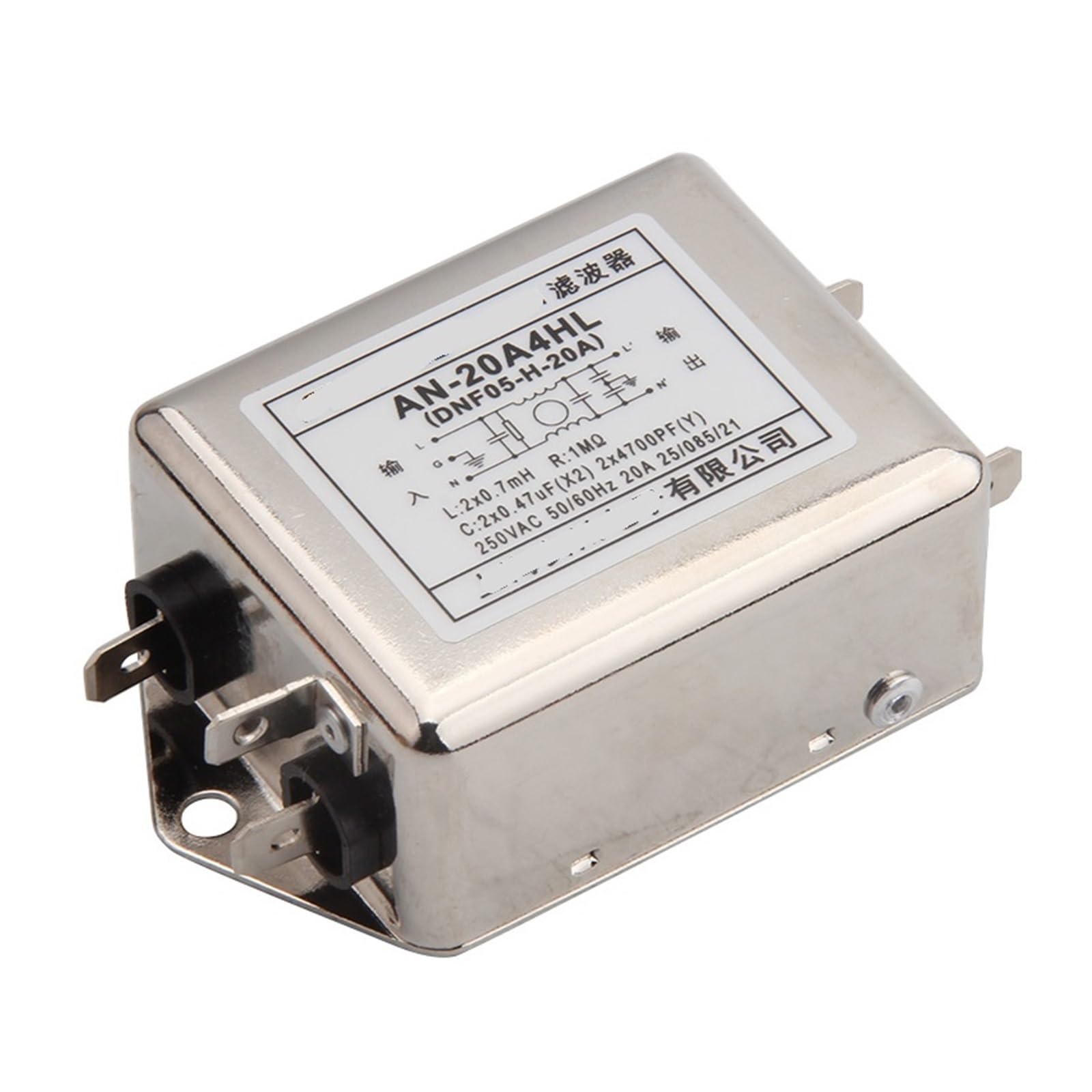 Filtre de puissance DNF05-H-20A de haute précision pour système critique