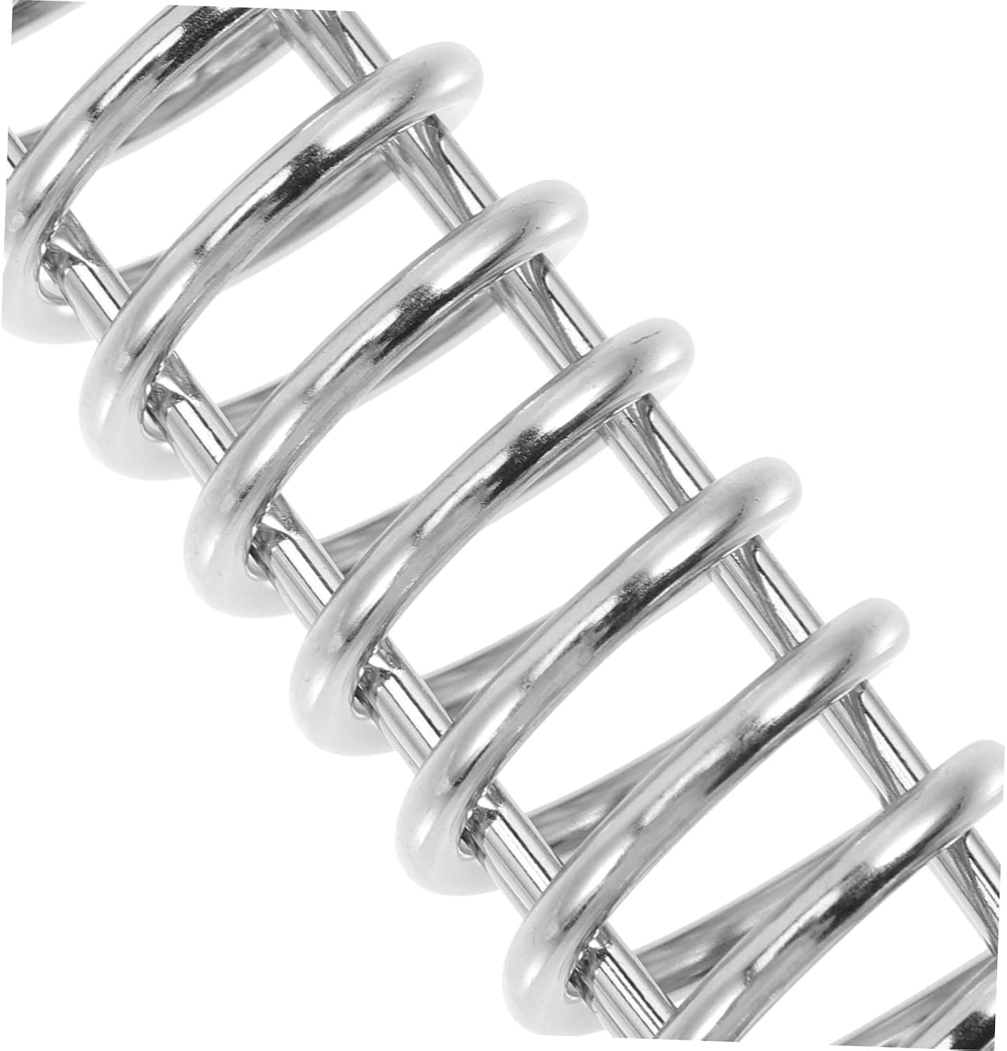 5pcs Stainless Steel Tent Rope Spring Buckles Tent Cord Tensioners for Camping Outdoor Use and Wind Resistance
