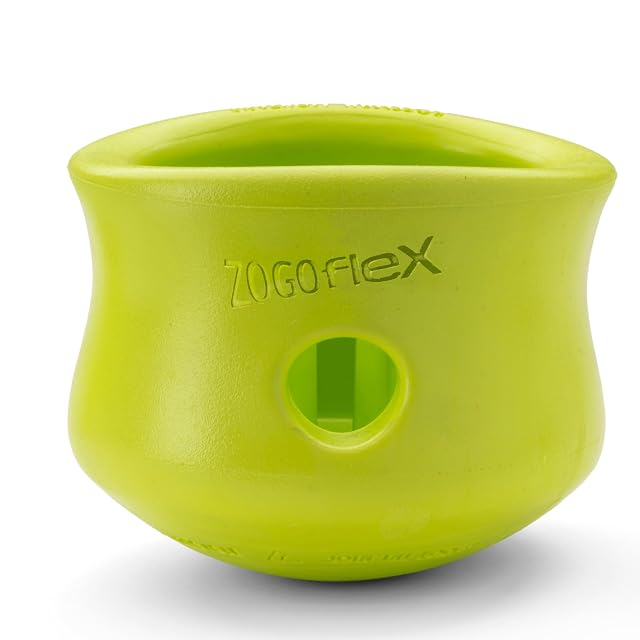 WEST PAW Zogoflex Toppl - Rompecabezas de Juguete dispensador de golosinas para Perros, Juguetes interactivos…