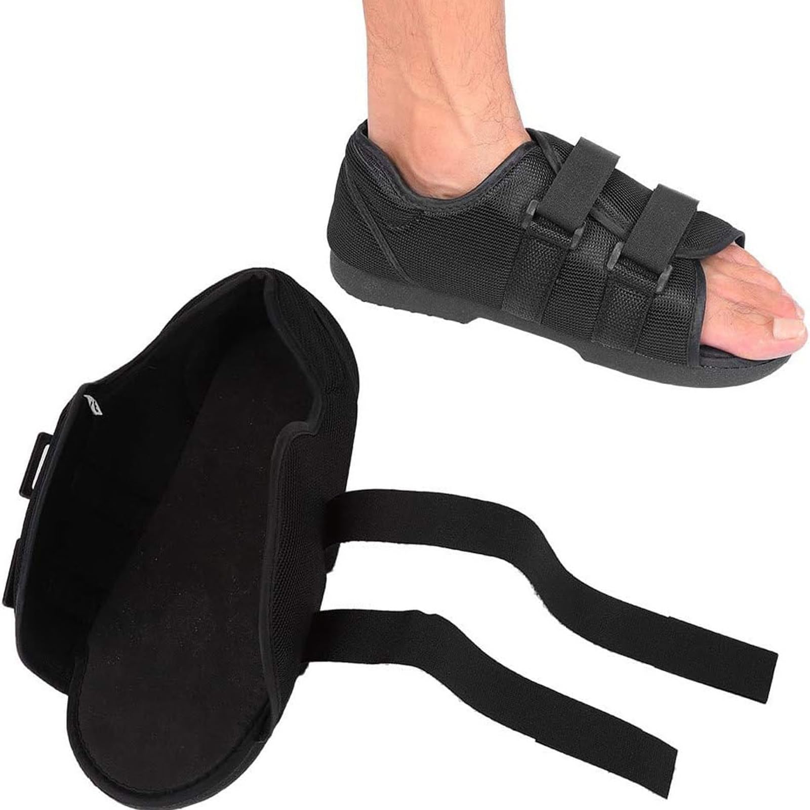 Botte de Marche Médicale avec Sangle Réglable Chaussure Post-Opératoire pour Fracture S