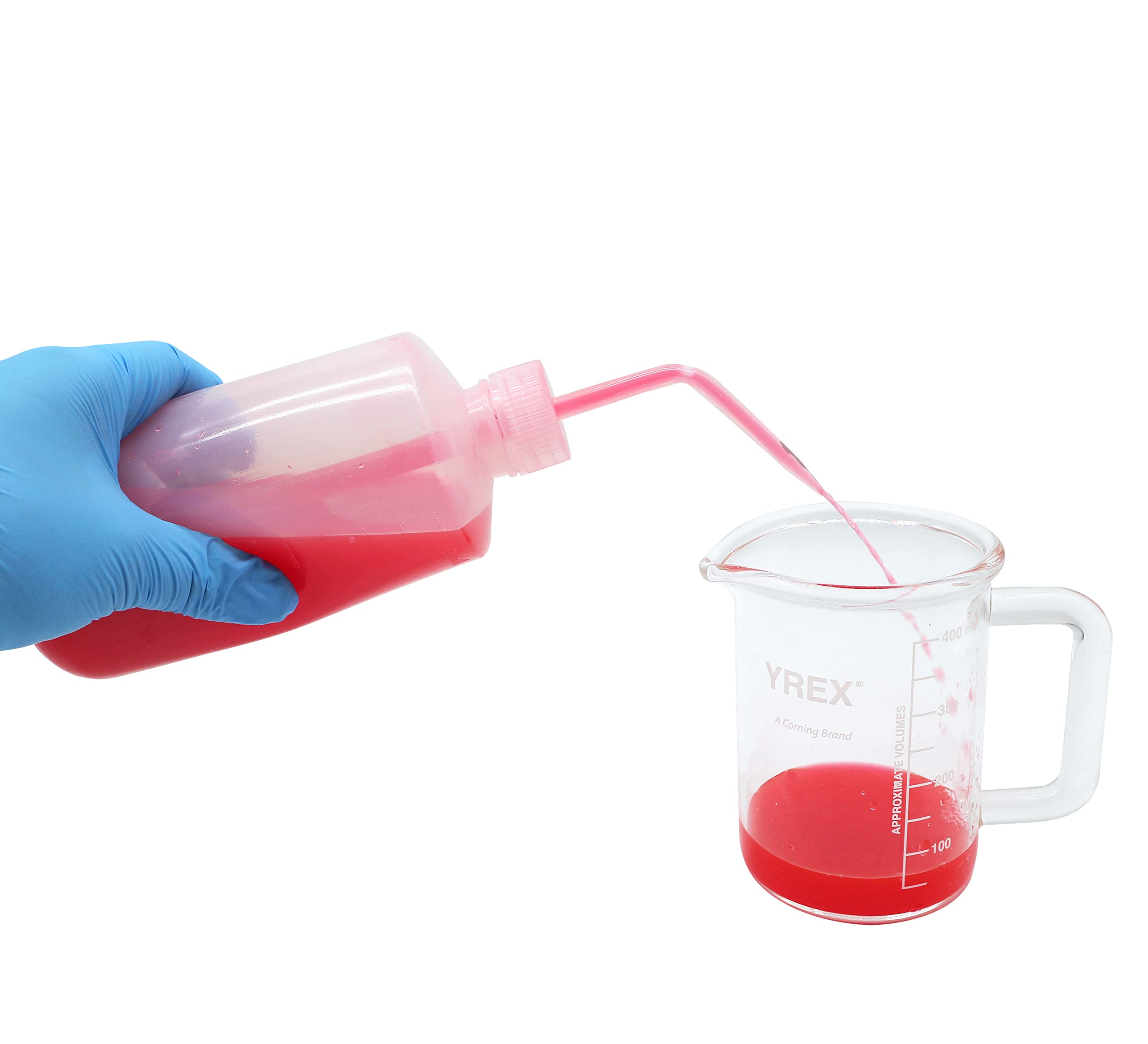 Plastic Wash Bottle 2PCS LDPE Squeeze Bottles Economical Plastic Squeeze Bottle, for Tattoo,Chemie,Medical,Industry, science lab & Gardening(250ML/500ML)
