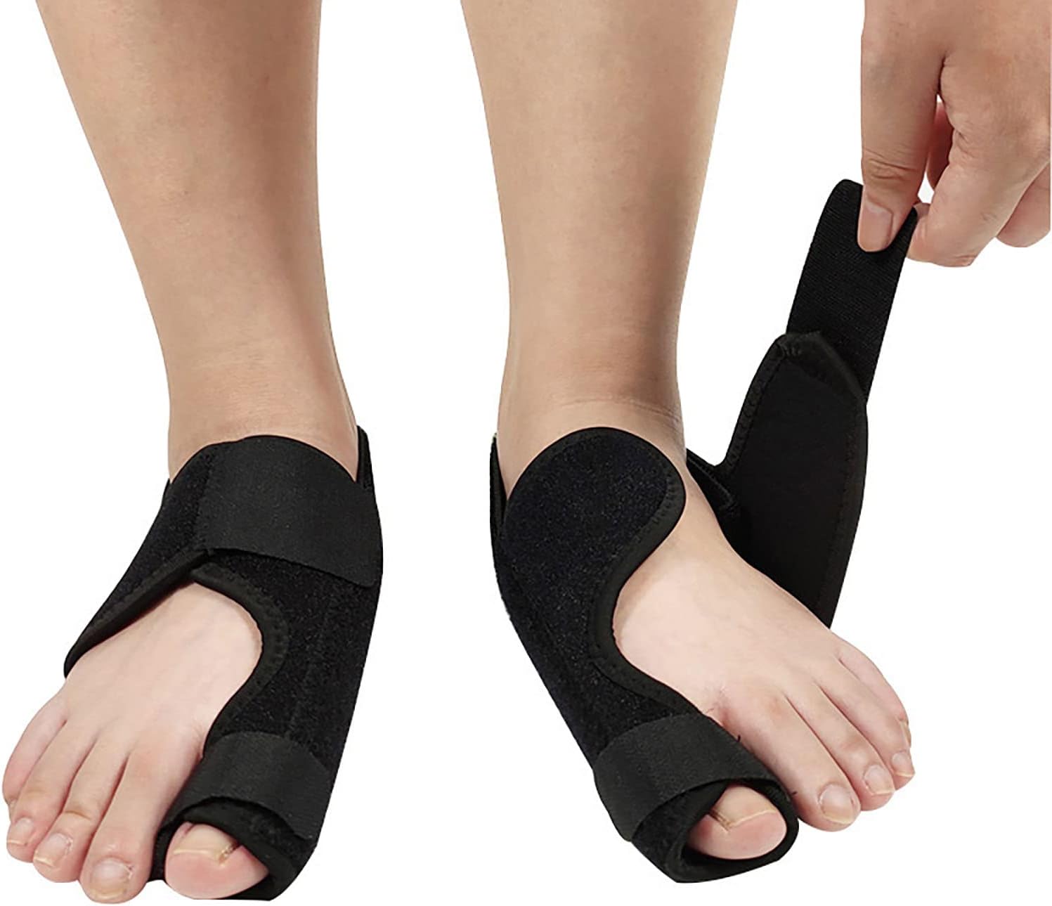 Bunion Corrector for Women & Men 2pc - Toe Separators for Women Men Toe Spacers Toe Straightener Toe Stretcher Big Toe Correctors Toe Separator (Right Foot)