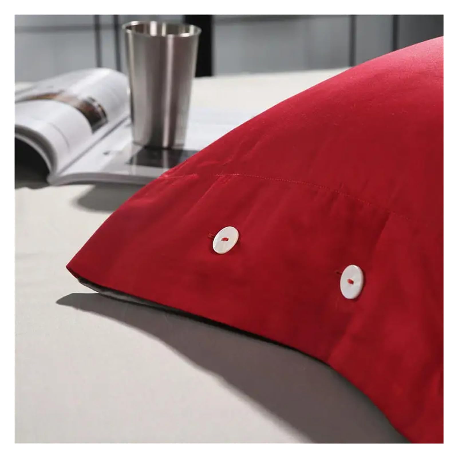 Set Di Biancheria Da Letto In Puro Cotone Queen King Size Europa Simple Home Copripiumino Lenzuola/Lenzuolo Con Angoli Copriletto Set Da Letto Per Hotel, Piumone Per Tutte Le Stagioni,C,Fitted Bed S