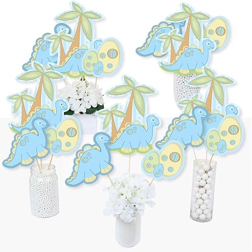 Miniatura 2 de Big Dot of Happiness Juego de 15 palos para centro de mesa de baby shower, fiesta de cumpleaños